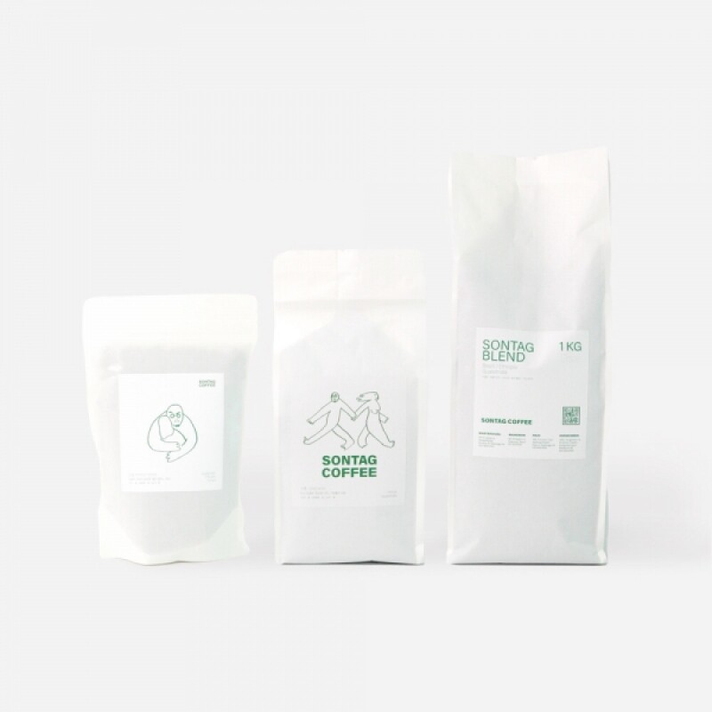 강원더몰,겨울숲 블렌드 갓볶은 커피원두 200g, 500g, 1kg