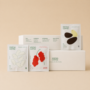 홍천 잣, 오미자, 쌀 로컬 드립백 선물세트 15개입